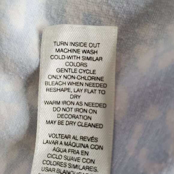 Zenergy Chicos 3 Size XL Top Sparkly Bead Lace Embellished Animal Print Stretch - Picture 9 of 12